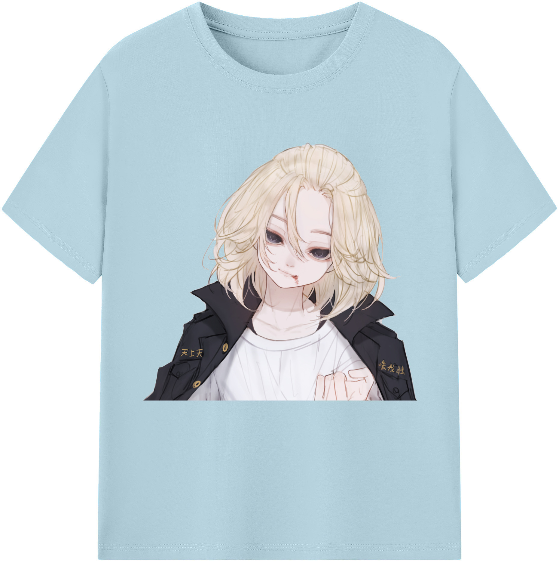 （画像用） 東京リベンジャーズ Tokyo Revengers 綿100％半袖Tシャツ（フロントプリント）